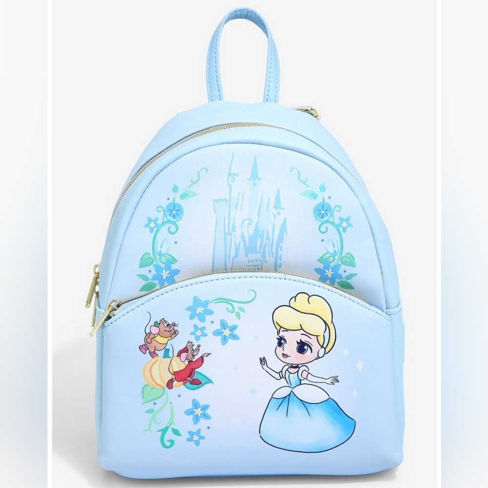 Loungefly Disney Cinderella Chibi Character Mini Backpack